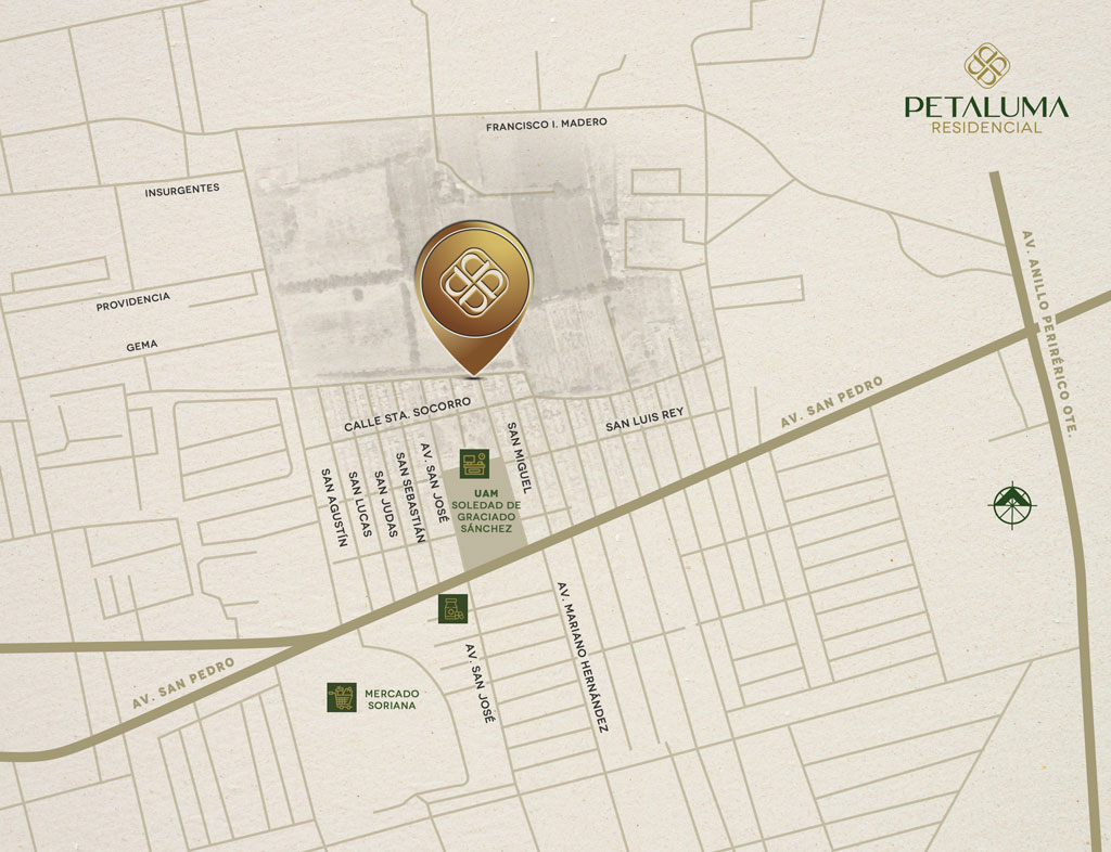 mapa ubicacion petaluma